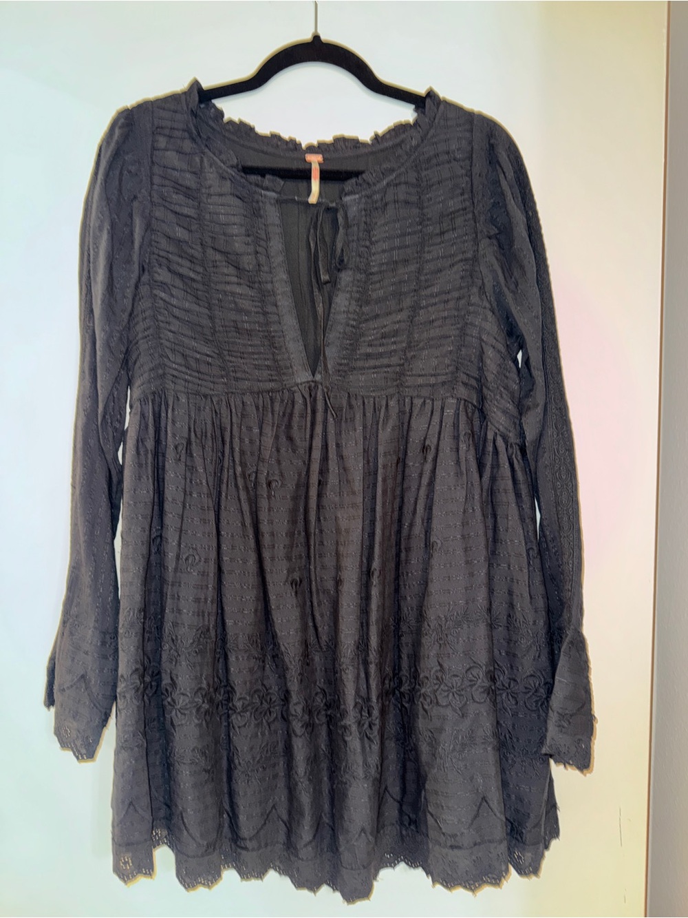 Free People Black Mini Dress - Picture 4 of 9